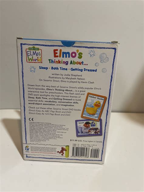 Sesame Street Elmos World Flashcards And Dvd Elmos Thinking About