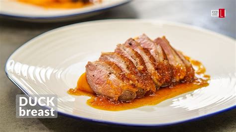 Duck Breast With Orange Sauce Gastrique Food Channel L Recipes YouTube