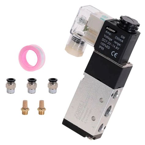 Пневмораспределитель 4v210-08 AC220V купить по низкой цене в интернет ...