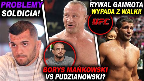 BORYS MAŃKOWSKI ZASTĘPSTWEM W POJEDYNKU Z PUDZIANOWSKIM SZPILKA MMA