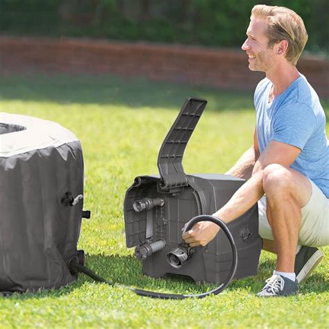 Edostory Person Inflatable Hot Tub Spa X Inch Off