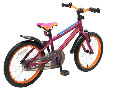 Bikestar Kinderfiets Urban Jungle Inch Paars Oranje Fietsdirect