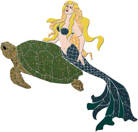 Sea Turtle Pool Mosaic // Made in USA · Easy to Install · See Options