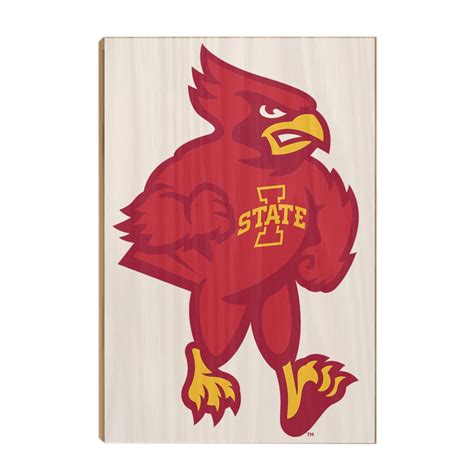 Iowa State Cyclones Cy Logo ISU Mascot Wood Art Acrylic Mini - Etsy