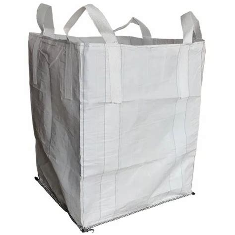 White Polypropylene Bulk Bags For Packaging Storage Capacity Kg