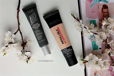 SuvorikBeauty: Обзор-сравнение тональных кремов Eva Mosaic HD Comfort и ...