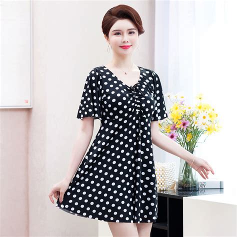 Mom Swimsuit Conservative Fashion Plus Sized Plus Size Hot Spring