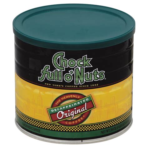 Chock Full o'Nuts Original Decaffeinated Coffee 24 oz | Shipt