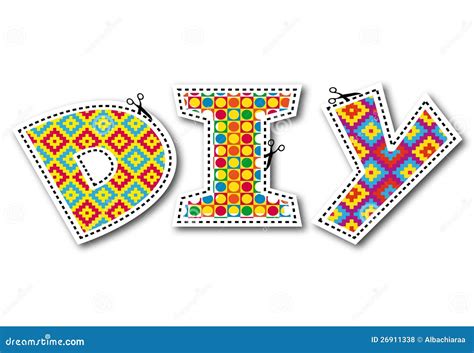Do It Yourself Homemade Stock Vector Illustration Of Construction