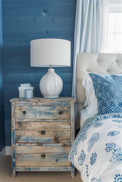Blue And White Cottage Bedroom 40 Tranquil Inspirations Quiet Minimal