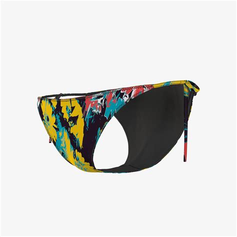 Calvin Klein String Side Tie Print Kadın Siyah Bikini Altı KADIN Mayo Bikini SuperStep