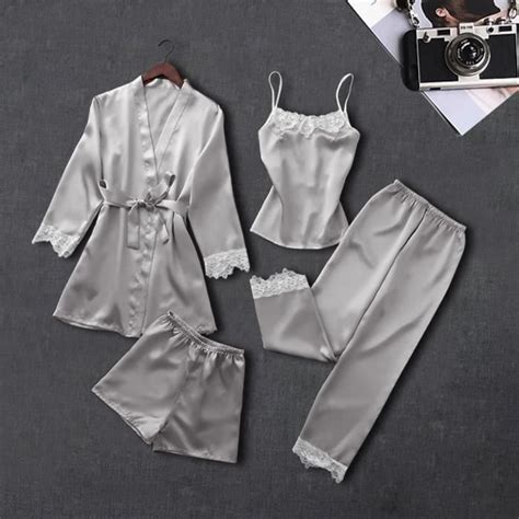 Funmoon pyjama femme Femmes Sexy Dentelle Lingerie Vêtements de nuit Sous vêtements Robe de nuit