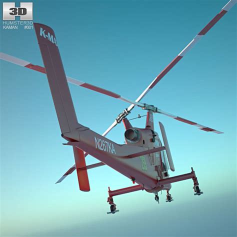 Kaman K MAX 3D Model Aircraft On Hum3D