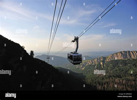 Cable Car Lift Onto Kasprowy Wierch Summit Tatry Tatra Mountains