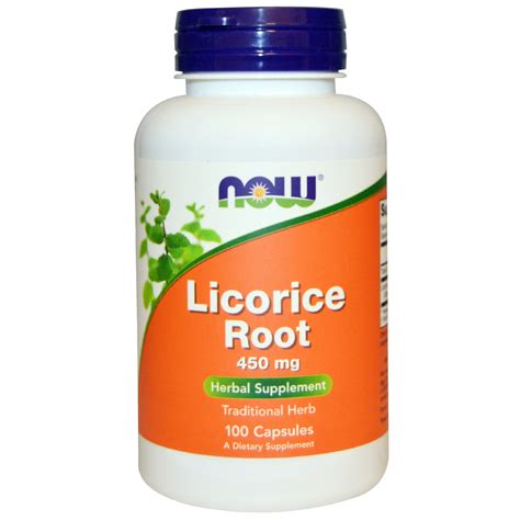 Now Foods Licorice Root Mg Capsules Iherb