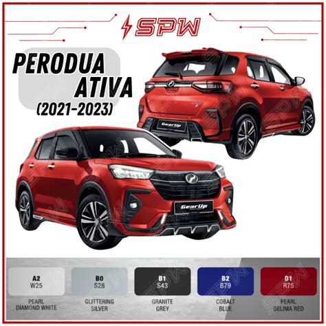 Perodua Ativa 2021 2023 Gear Up Bodykit GU Body Kit Front Bumper Side