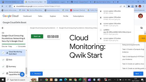 Cloud Monitoring Qwik Start GSP089 2023 YouTube