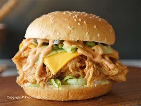 Jalapeno Grilled Chicken Cheese Sandwich Food Fusion Crispy Chicken Burgers Chicken Burgers