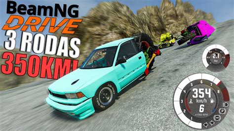 Carro De Tres Rodas Descendo O Morro A Kmh No Beamng Drive Mods