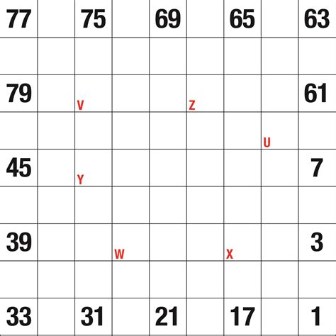 Numbrix Puzzles Printable