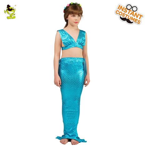 Girl New Design Mermaid Girl Costume Sexy Fancy Dress Cosplay Outfits Clothings For Carnival