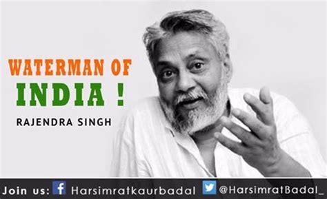 rajendra singh ji     water conservationist  alwar