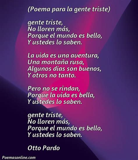 Cinco Mejores Poemas Para Gente Triste Poemas Online