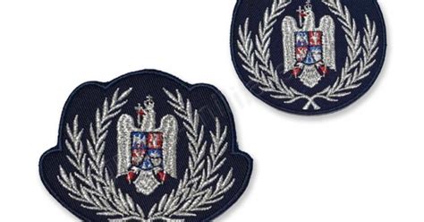 MAI Emblema Coifura Politia Romana Grade Militare Ro