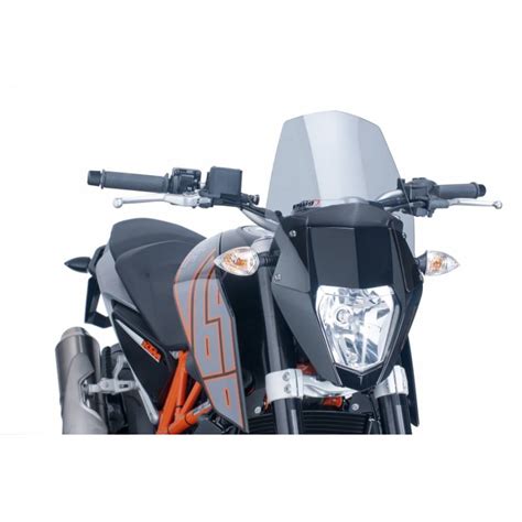 Bulle Pour Moto Ktm Duke Puig Naked New Generation Coloris Transparent