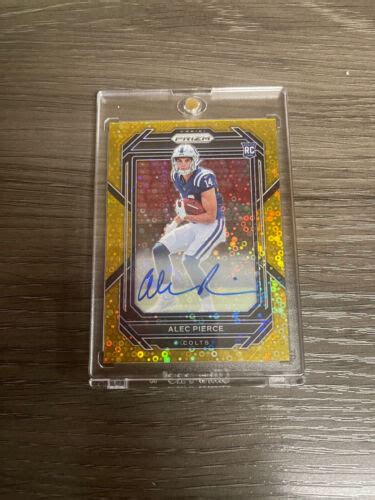 Panini Prizm Rookies Gold No Huddle Prizm Autographs Alec