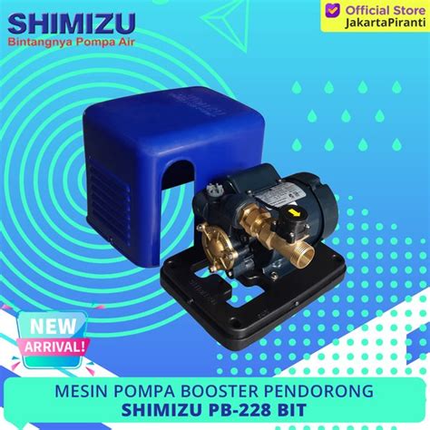 Jual Mesin Pompa Air Pendorong Otomatis Booster Pump Shimizu PB 228 BIT