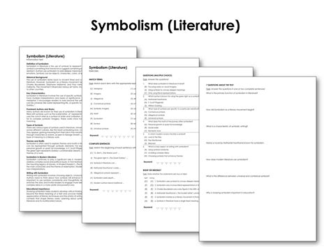 Symbolism (Literature) | Made By Teachers