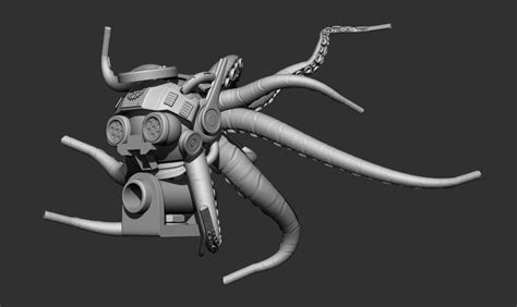 Octopus Free VR AR Low Poly 3D Model CGTrader