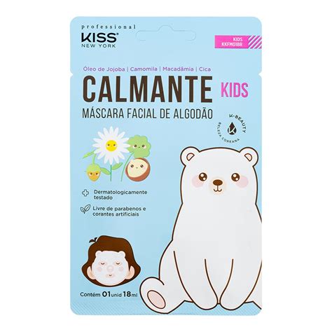 Calmante Para Crianca Agitada - Máscara Facial Kiss New York Calmante para Crianças 1 Unidade ...
