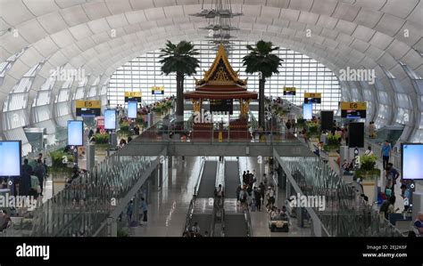 Bangkok Thailand 16 July 2019 Oriental Structure In Airport