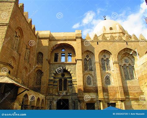 Al Azhar Al Hussein Khan El Khalili And Al Moez Street In Cairo In