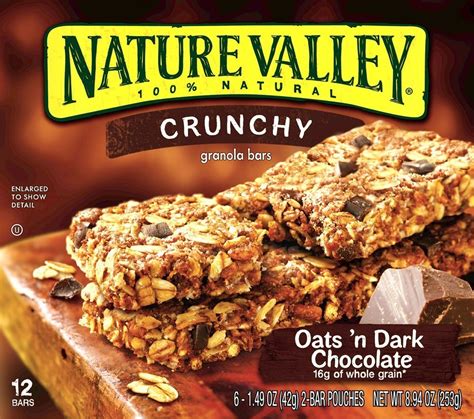 Amazon Nature Valley Crunchy Oats N Dark Chocolate Granola Bars