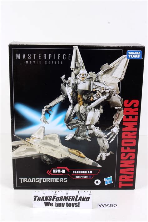 Packaged, not sealed Transformers® Masterpiece Masterpiece Starscream