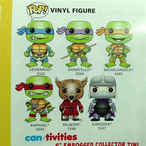 Tmnt Pop Vinyl Figure Sculpey Clay Polymer Clay Charms Pop Figurine