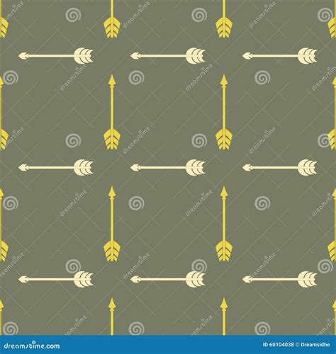 Seamless Background With Arrows Stock Vector Illustration Of