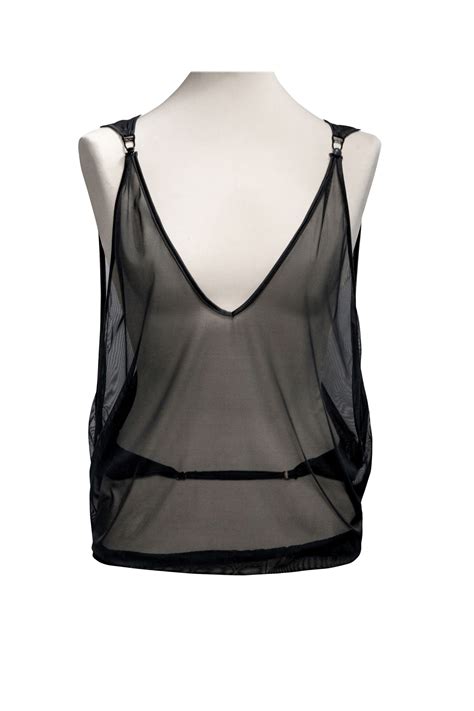 Mesh Lingerie Top See Through Lingerie Top Transparent Lingerie Sexy Nightwear Transparent