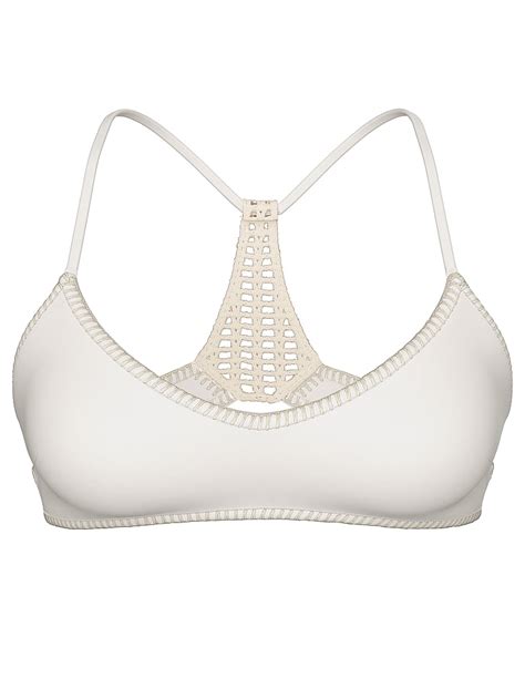 Buy Archives Crochet Scuba Halter Bralette Bikini Top Coconut White
