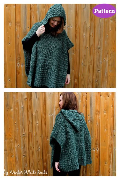 10 Hooded Poncho Crochet Patterns Page 3 Of 3