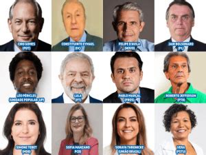 Saiba mais sobre os 12 candidatos à presidência do Brasil nestas