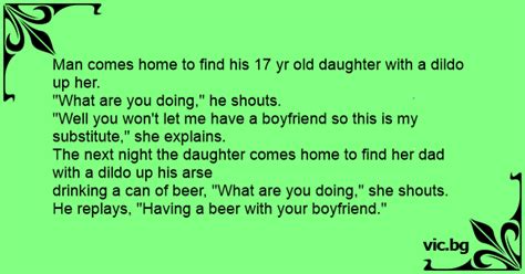 Man Comes Home To Find His Yr Old Daughter With A Dildo Up Her What Are You Doing He