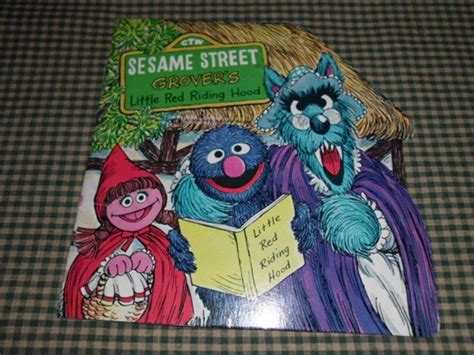 Vintage Sesame Street Grover S Little Red Riding Hood