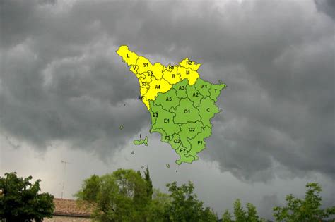 Maltempo Codice Giallo Per Temporali Forti Sul Nord Della Toscana