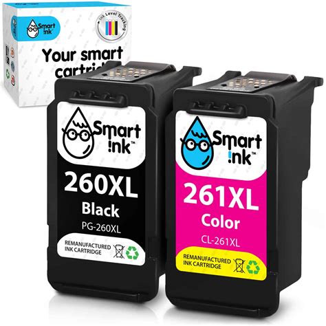 Get Remanufactured Canon 260xl 261xl Ink Cartridges 2 Piece Combo Smart Ink