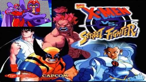 X Men Vs Street Fighter Magneto Walkthrough Youtube