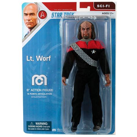 Star Trek Lt Worf Mego 8 Inch Action Figure – Getretro